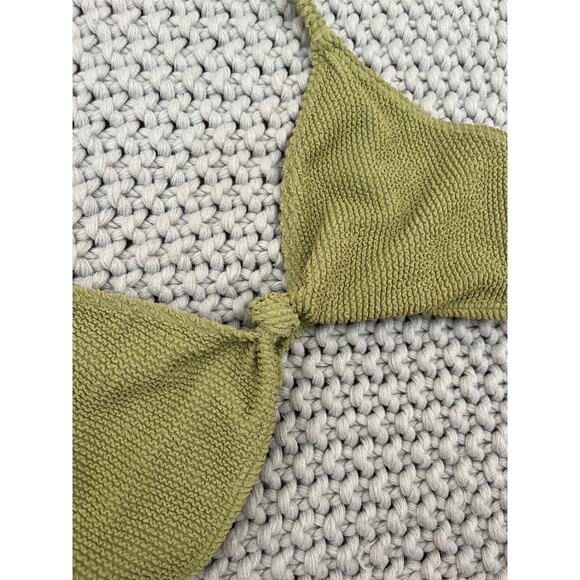 Skatie• ‘Sarah’ Bikini Top in Matcha Crinkle - Picture 7 of 12